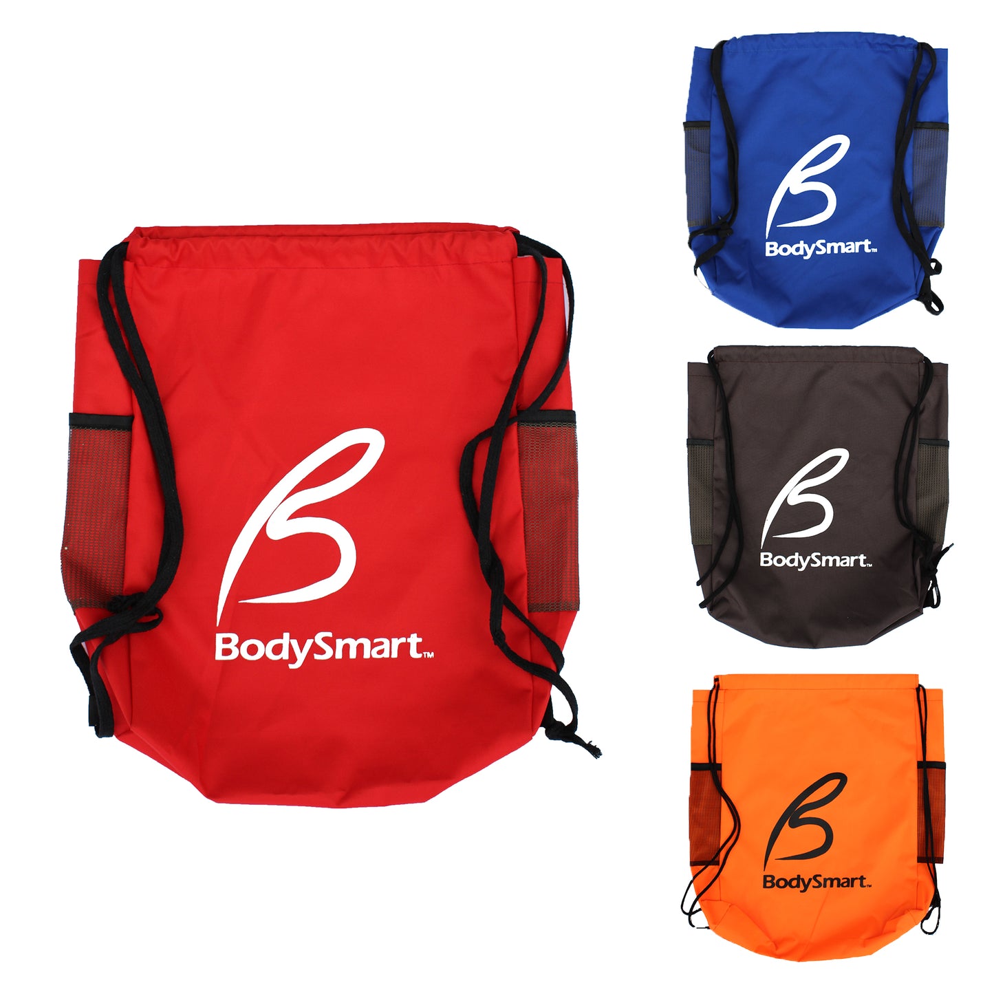 BODYSMART™ Drawstring Back Pack with Two Bottle Holders