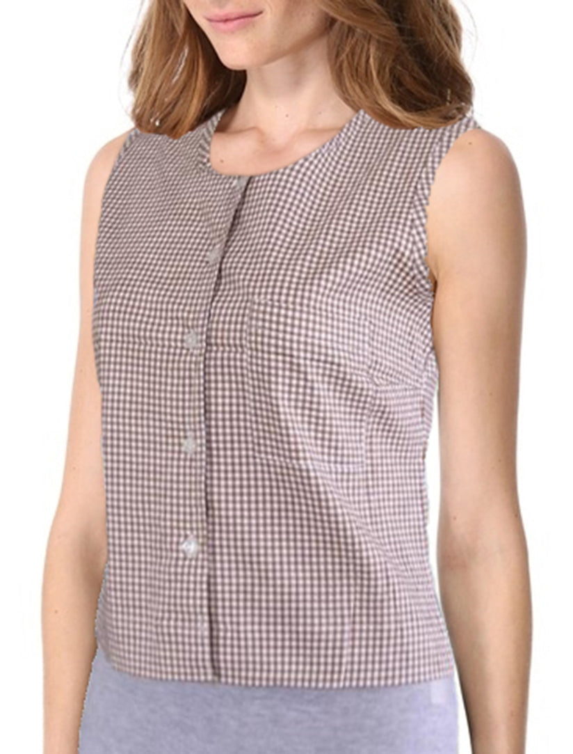 BODYSMART™ Women's Checkered Blouses