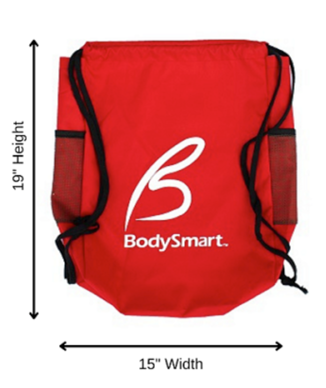 BODYSMART™ Drawstring Back Pack with Two Bottle Holders