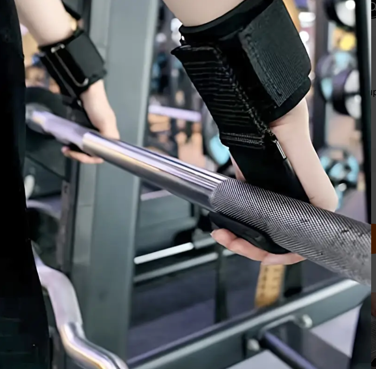 BODYSMART™ Weightlifting Hook Wrist Straps