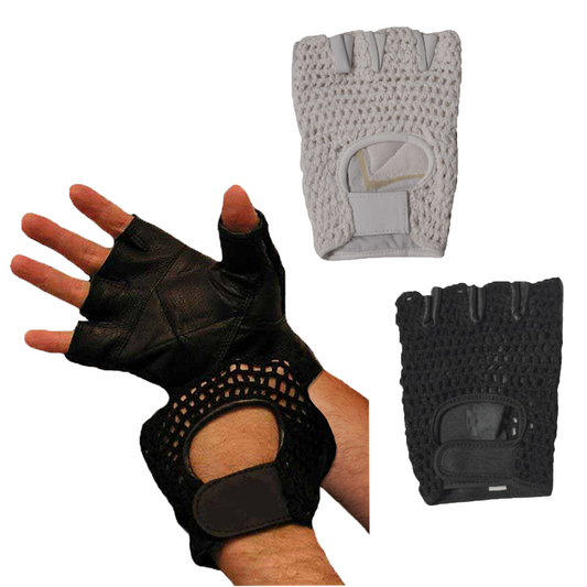 BODYSMART™ Mesh Leather Workout Gloves