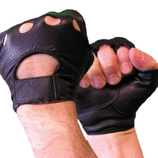BODYSMART™ Leather Padded Workout Gloves